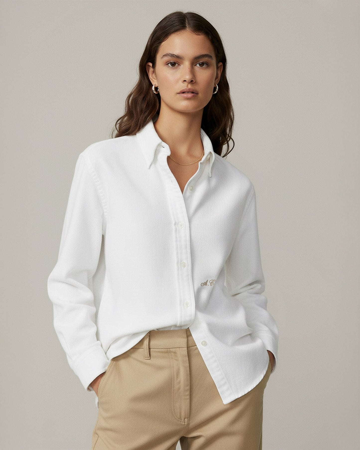 Waistline Monogram Cloth Oxford