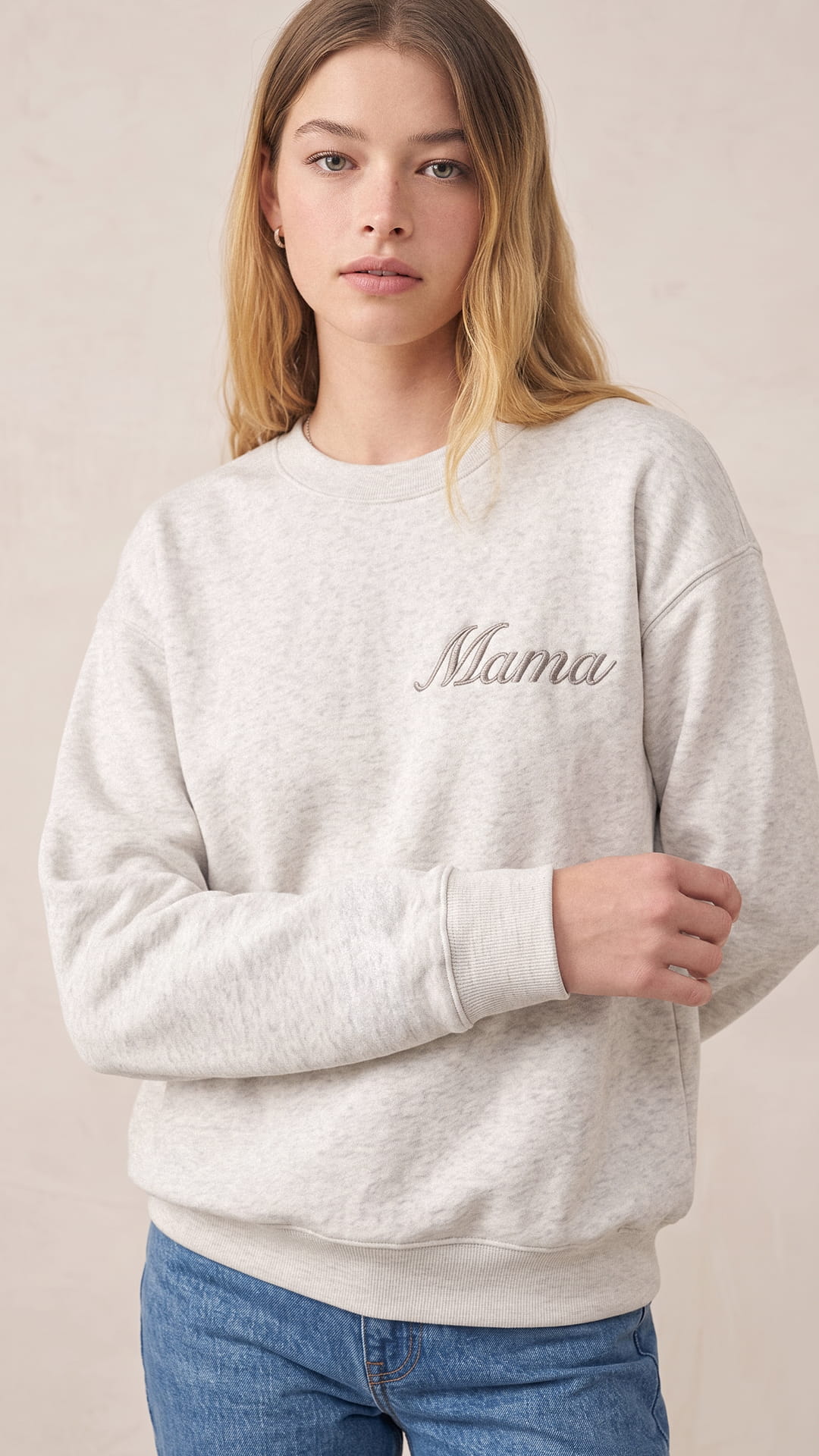 Mama & Mini New Mom Gift Set | Embroidered Sweatshirt, Baby Bodysuit, Personalized Blanket & Tote