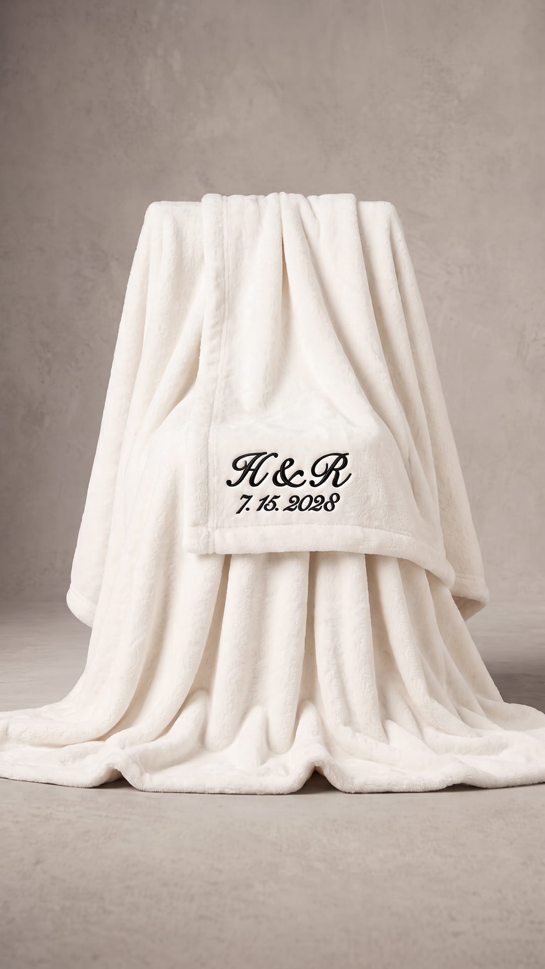 Personalized Couples Robe & Blanket Set | Mr. & Mrs. Anniversary Gift