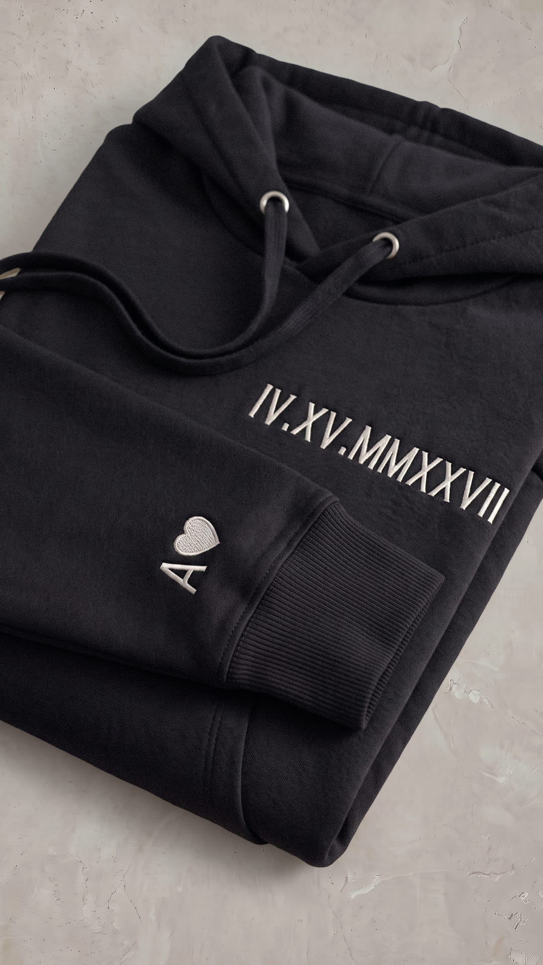 Personalized Anniversary Gift Set | Roman Numeral Hoodie, Couple Blanket, Monogram Tote & Dopp Kit