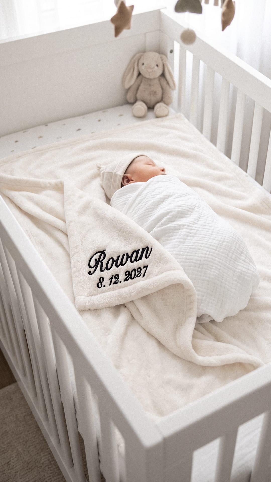 Mom & Dad Robe with Blanket Set | Child Name & Date Family Gift