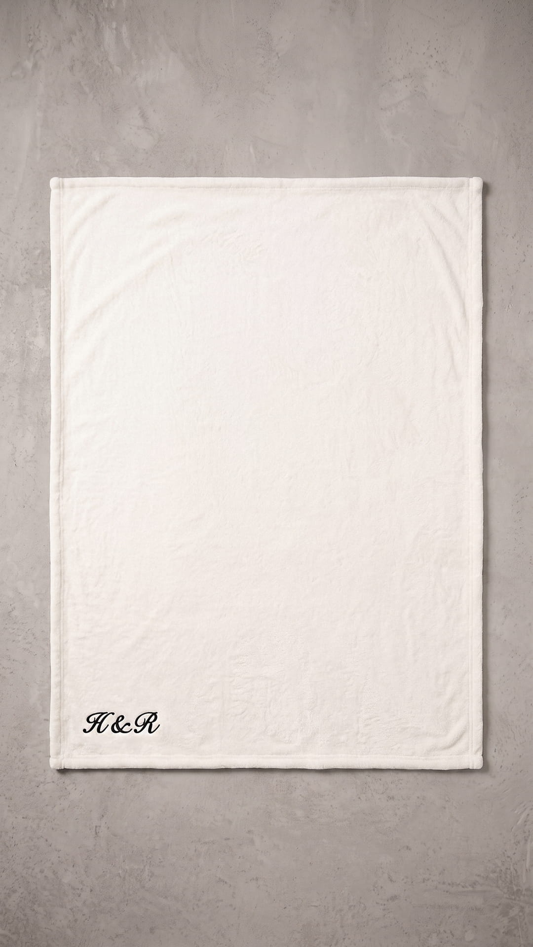 Roman Numeral Couples Robe & Blanket Set | Anniversary Date with Initials Gift