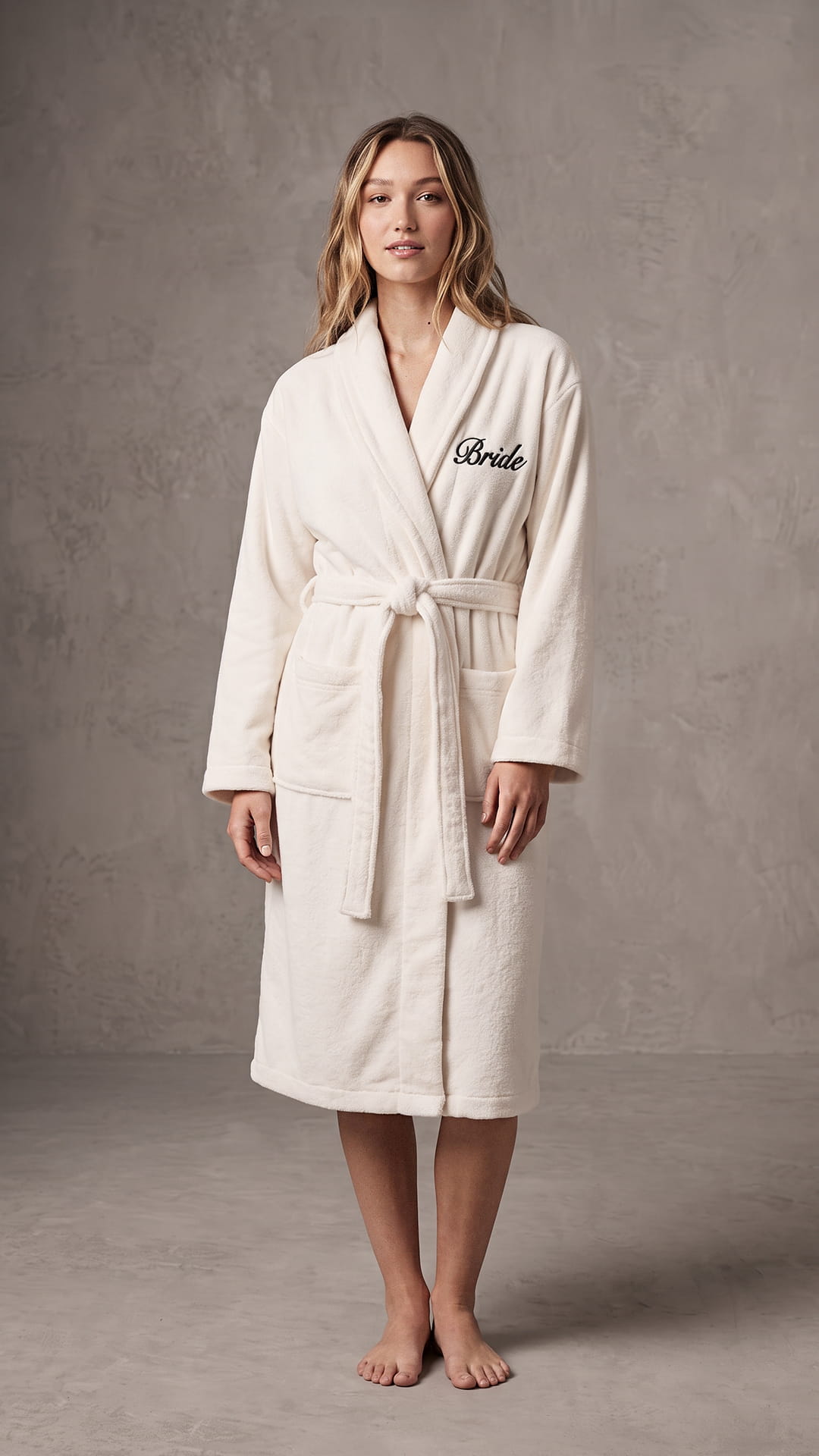 Bride & Groom Robe with Blanket Set | Titles, Initials & Date Wedding Gift