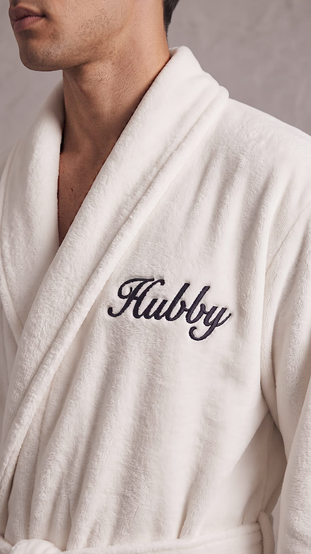 Hubby & Wifey Robe with Blanket Set | Newlywed Anniversary Gift