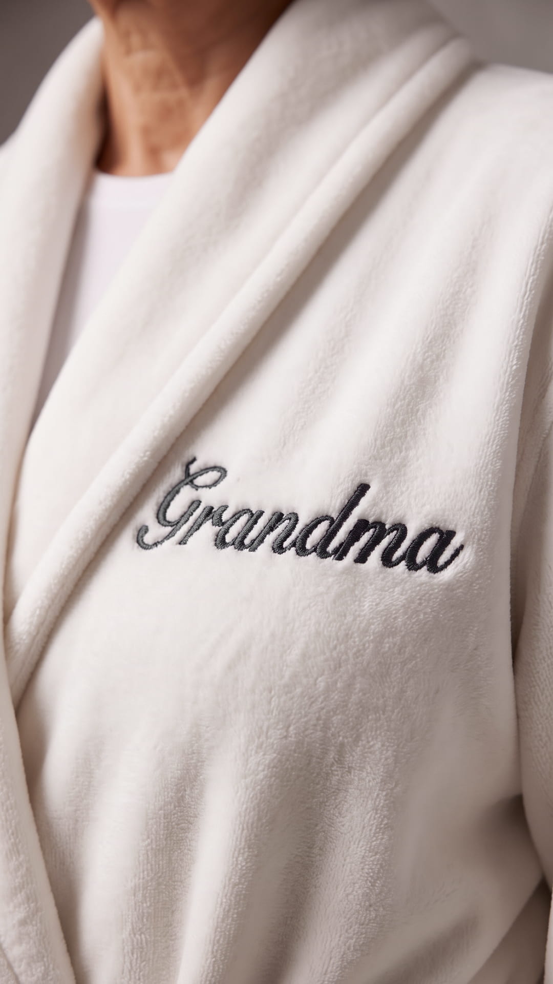 Grandma & Grandpa Robe with Blanket Set | New Grandparent Gift