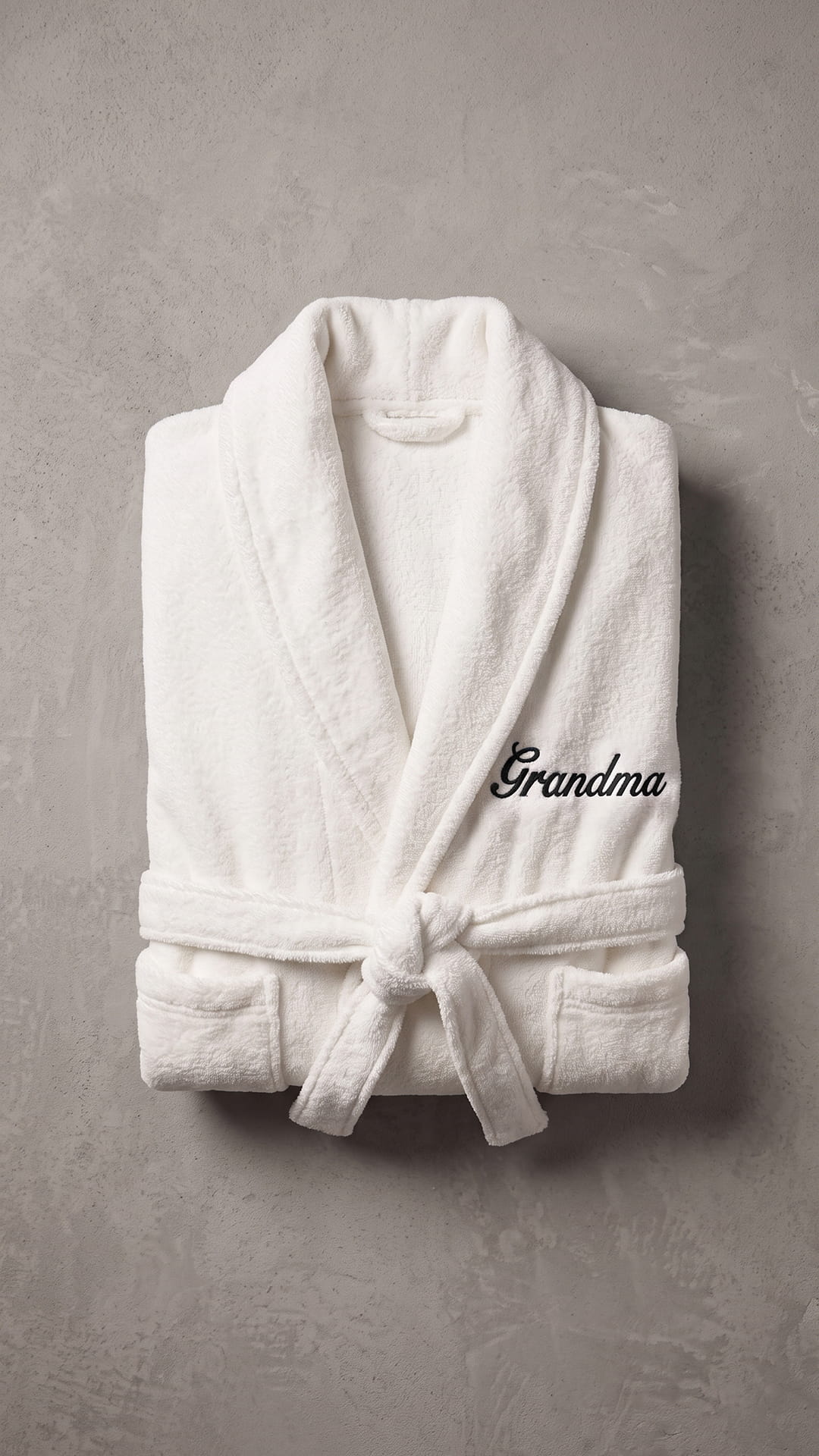 Grandma & Grandpa Robe with Blanket Set | New Grandparent Gift
