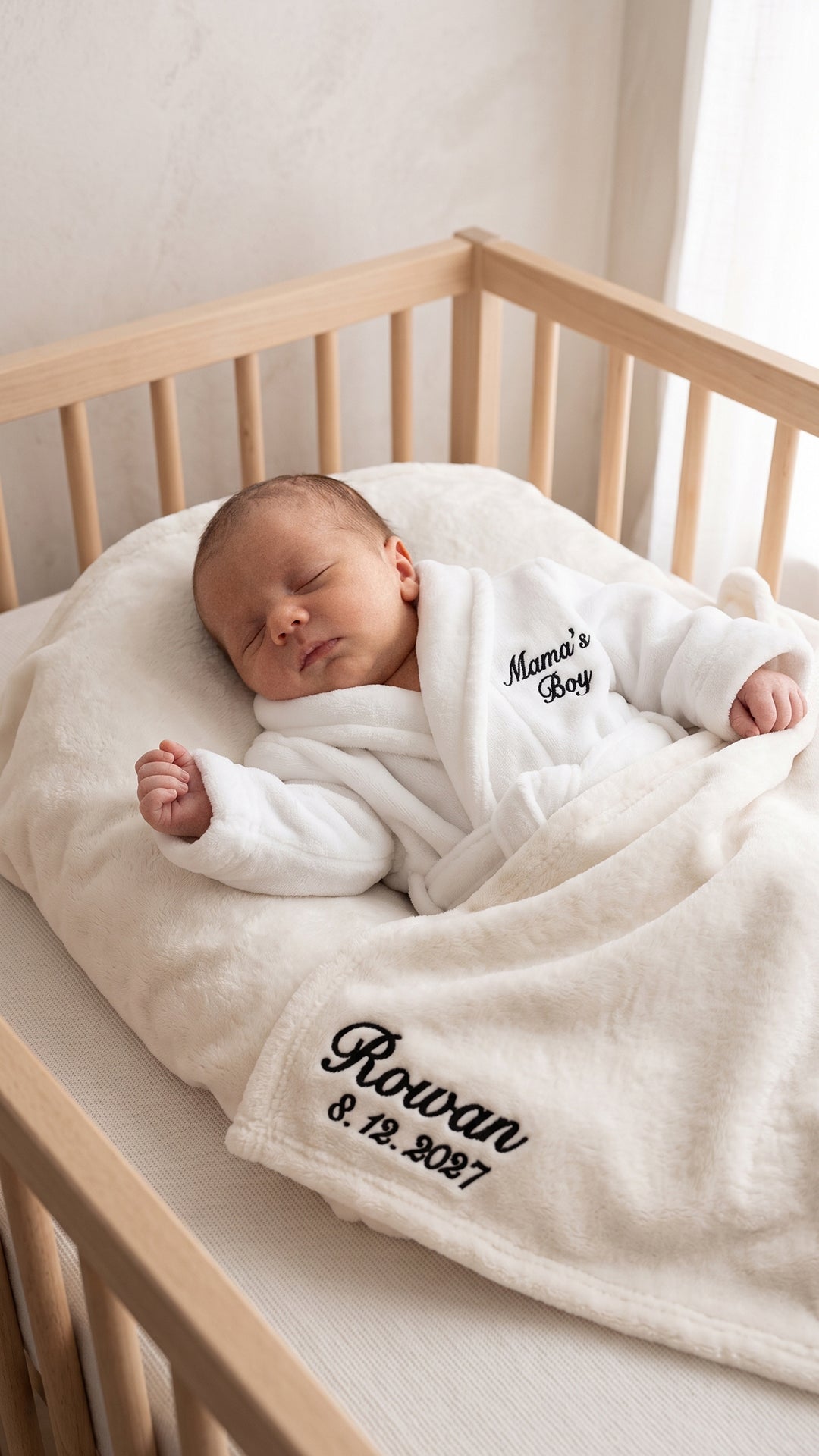 Mama & Mama’s Boy Robe with Blanket Set | Mother & Son Gift