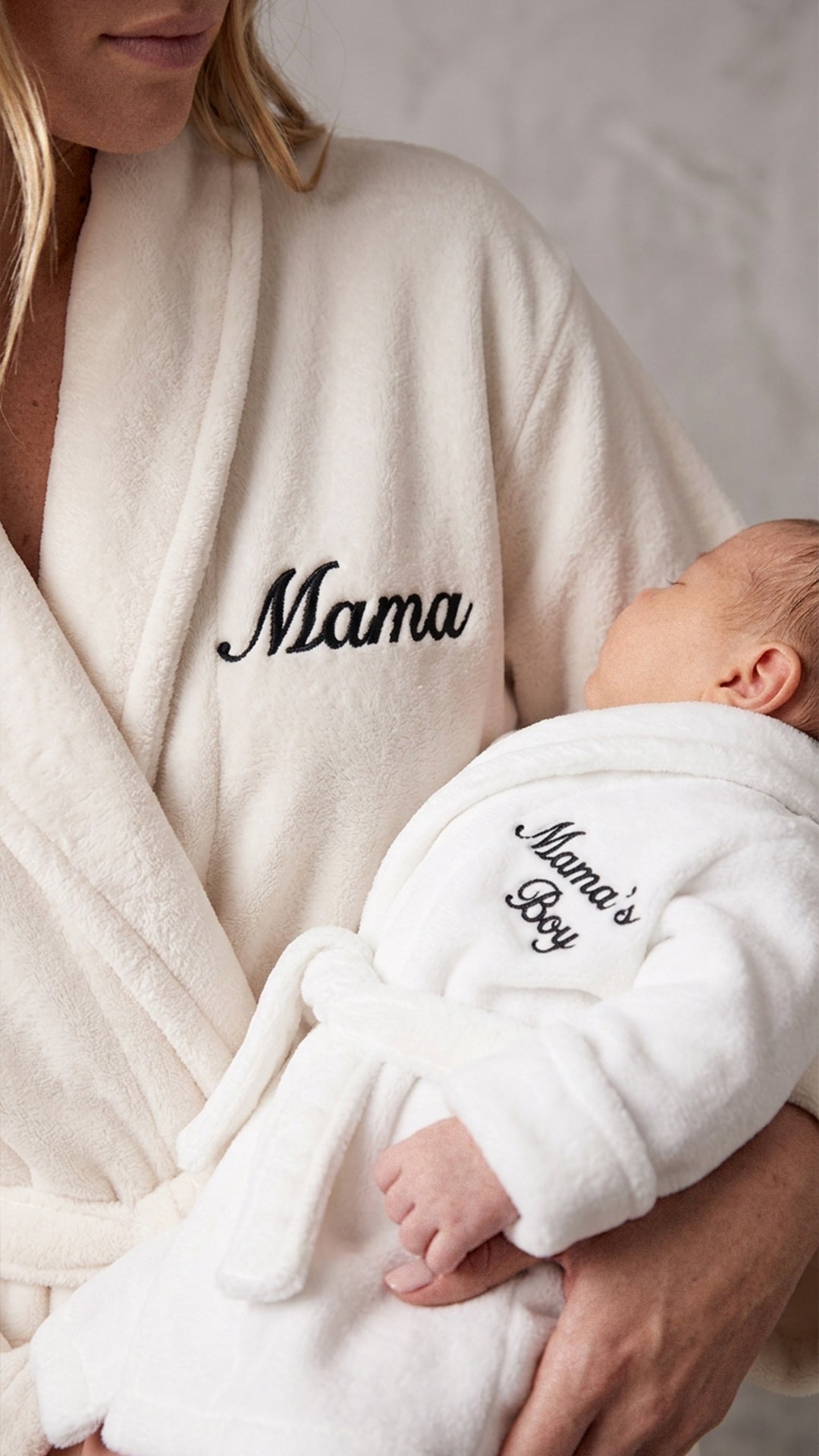 Mama & Mama’s Boy Robe with Blanket Set | Mother & Son Gift