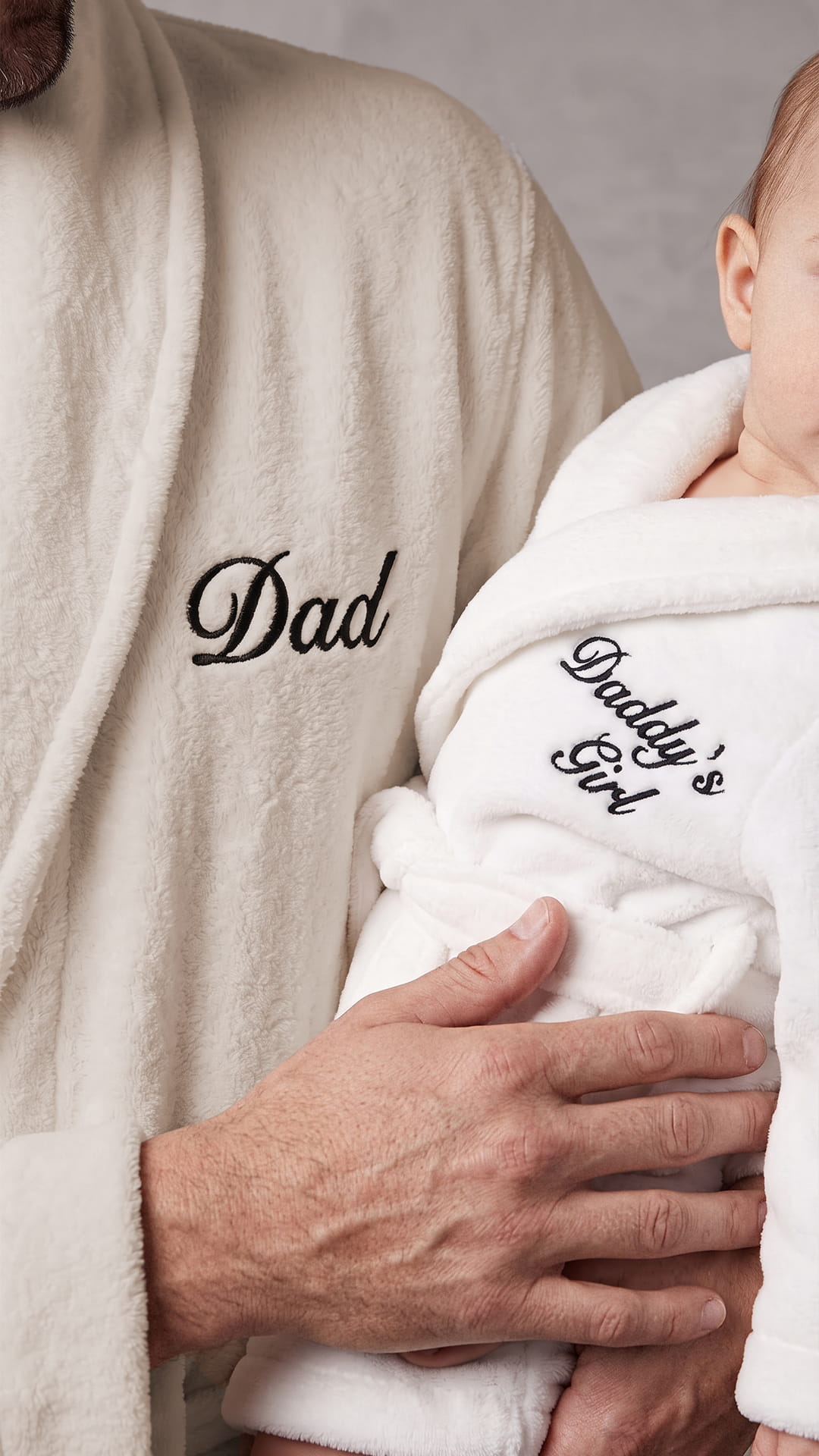 Dad & Daddy’s Girl Robe with Blanket Set | Father & Daughter Gift
