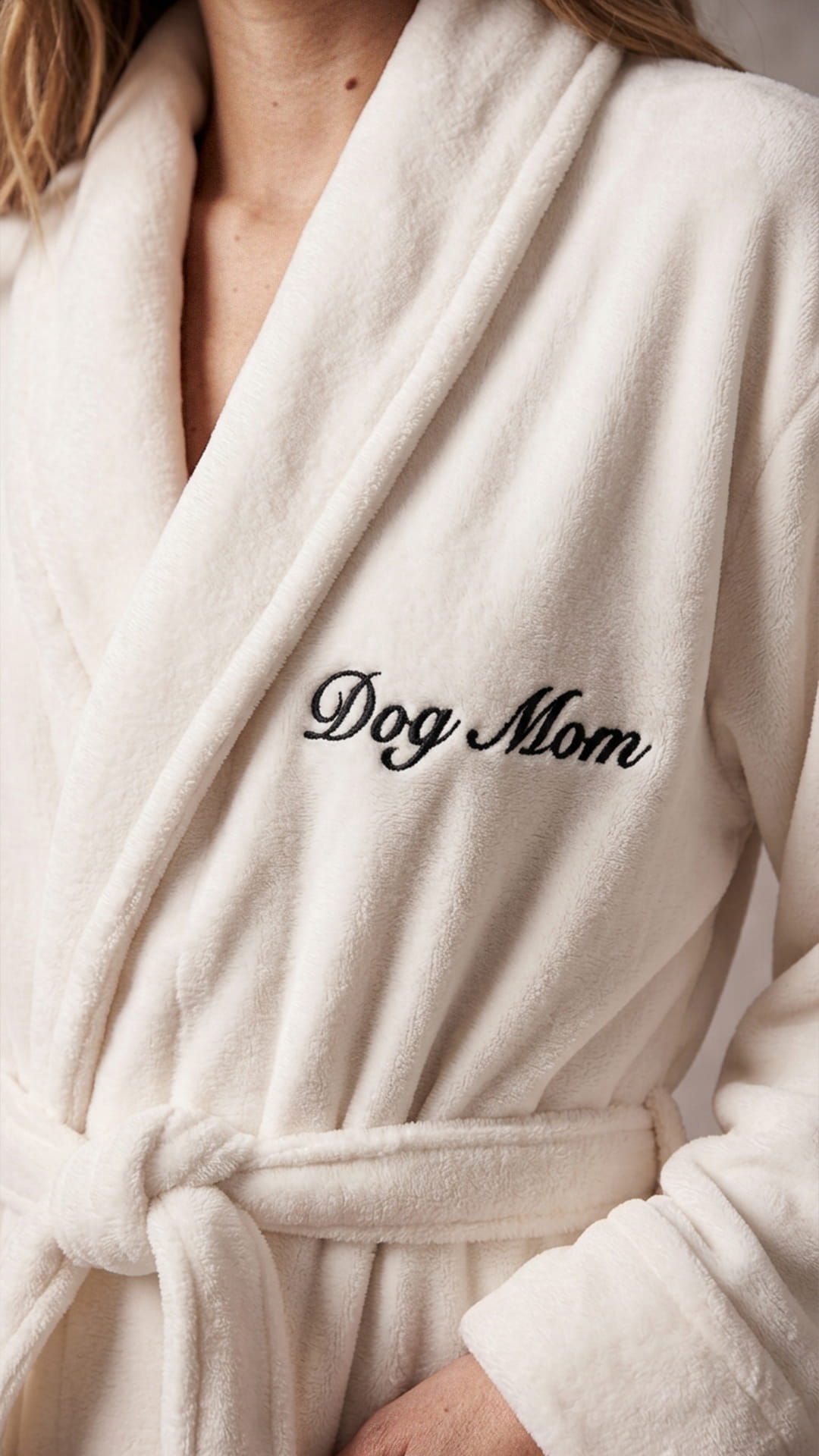 Dog Mom & Dog Dad Robe with Blanket Set | Pet Parent Gift