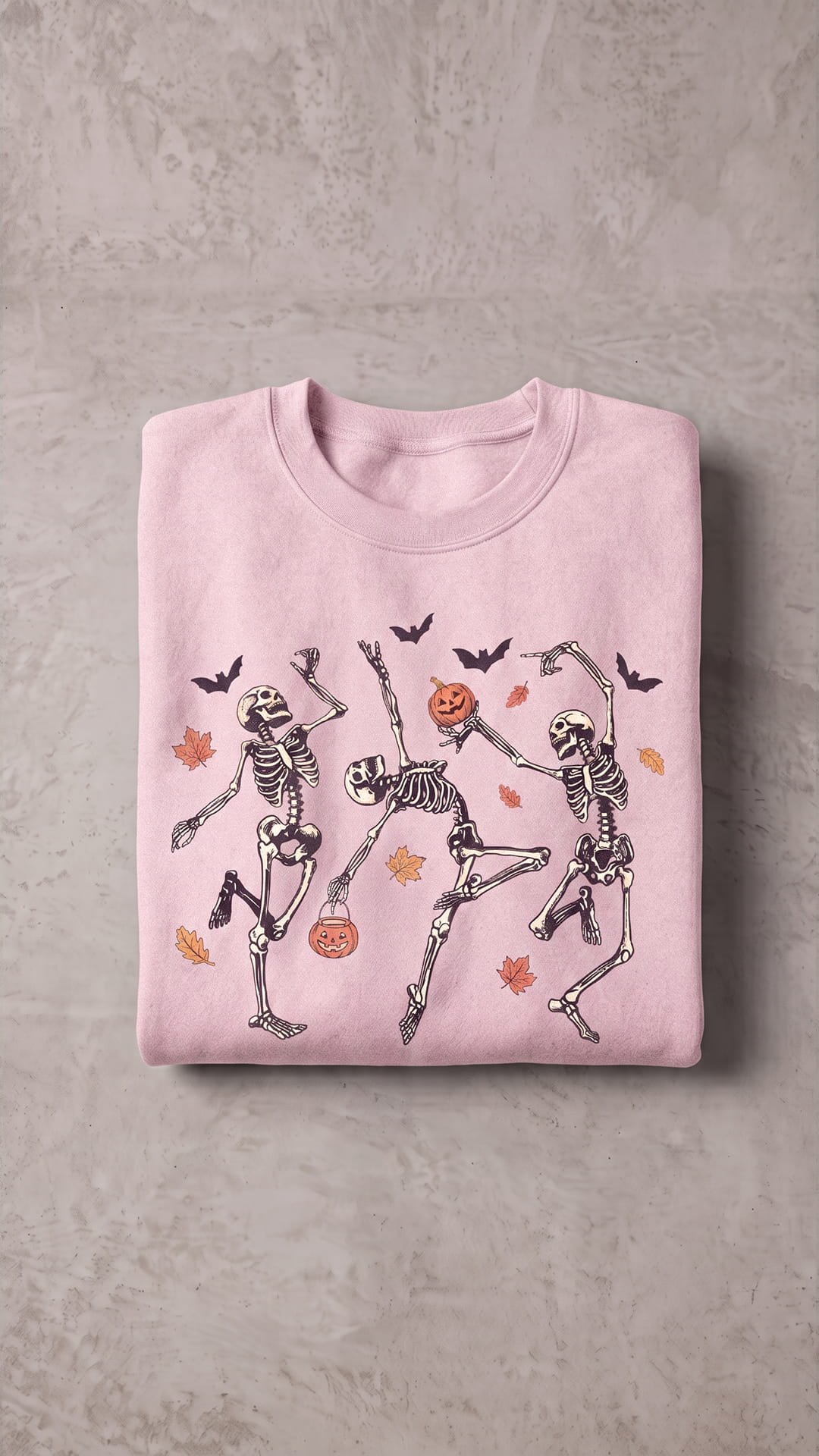 Dancing Skeletons Halloween Sweatshirt | Spooky Fall Crewneck