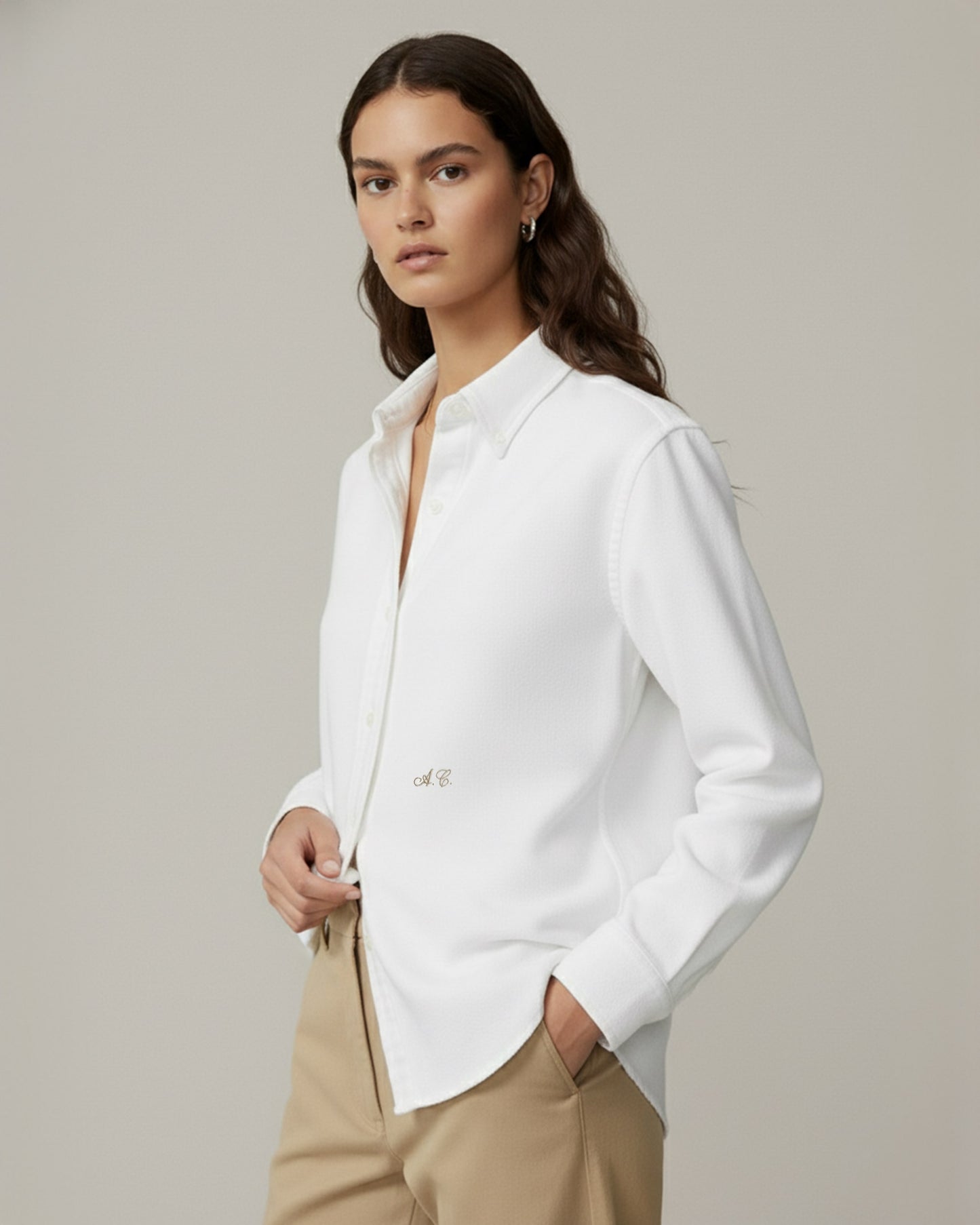 Waistline Monogram Cloth Oxford