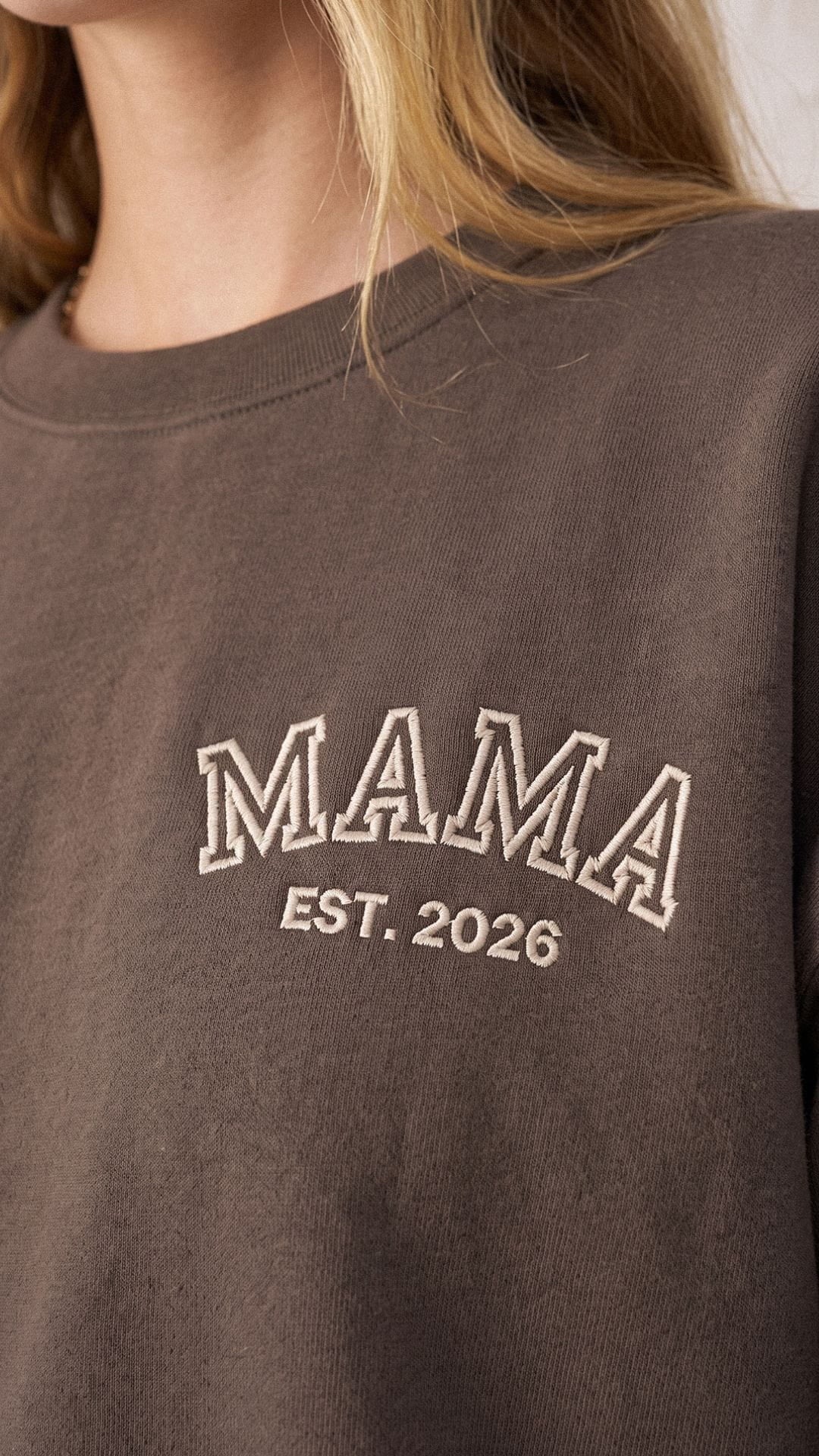 Matching Family Sweatshirts | Personalized Mama, Dad, Sibling & Baby Titles, Est. Years - Adult