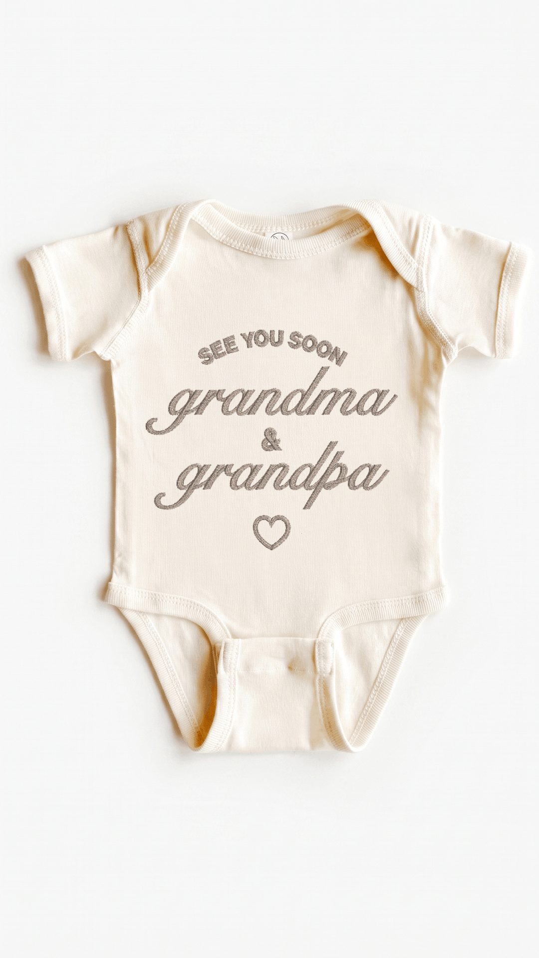See You Soon Grandma & Grandpa Pregnancy Announcement Bodysuit