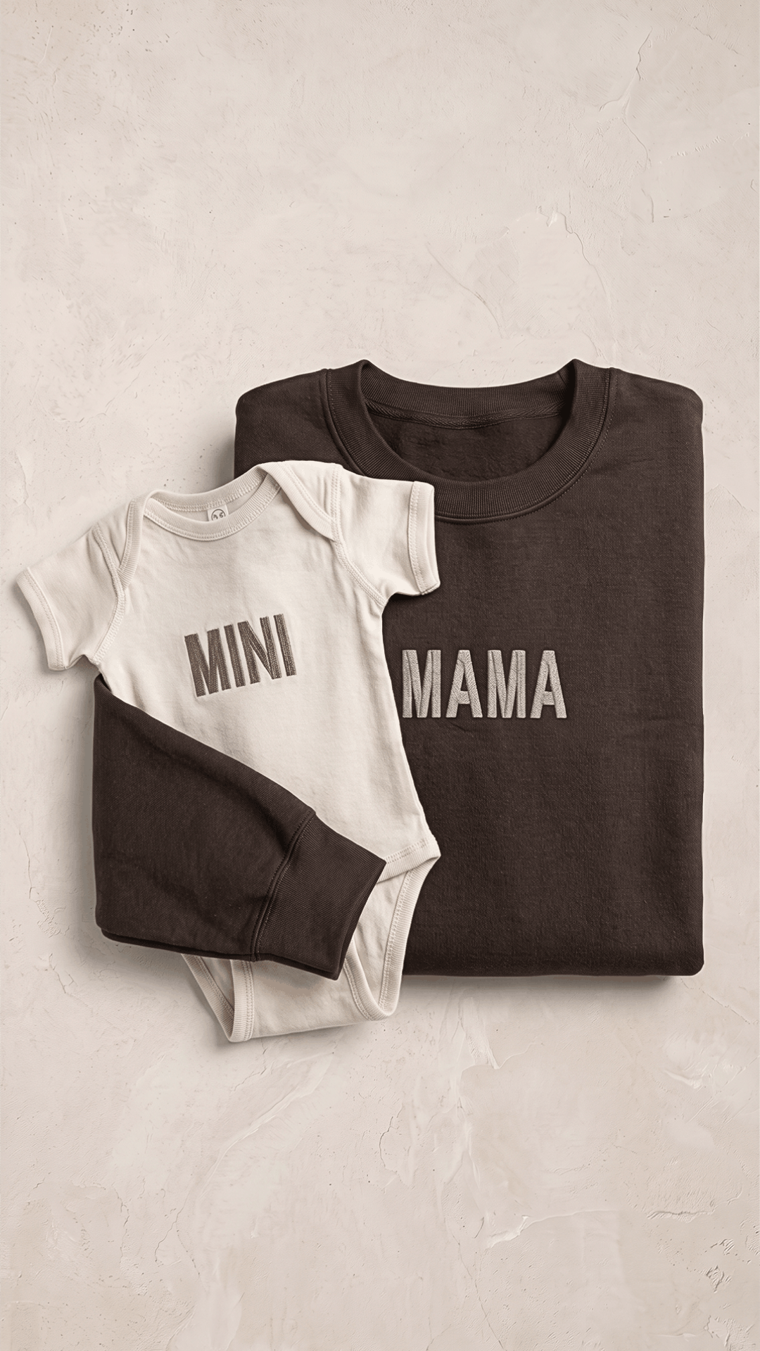 Minimalist Mama & Mini Embroidered Set | BUNDLE