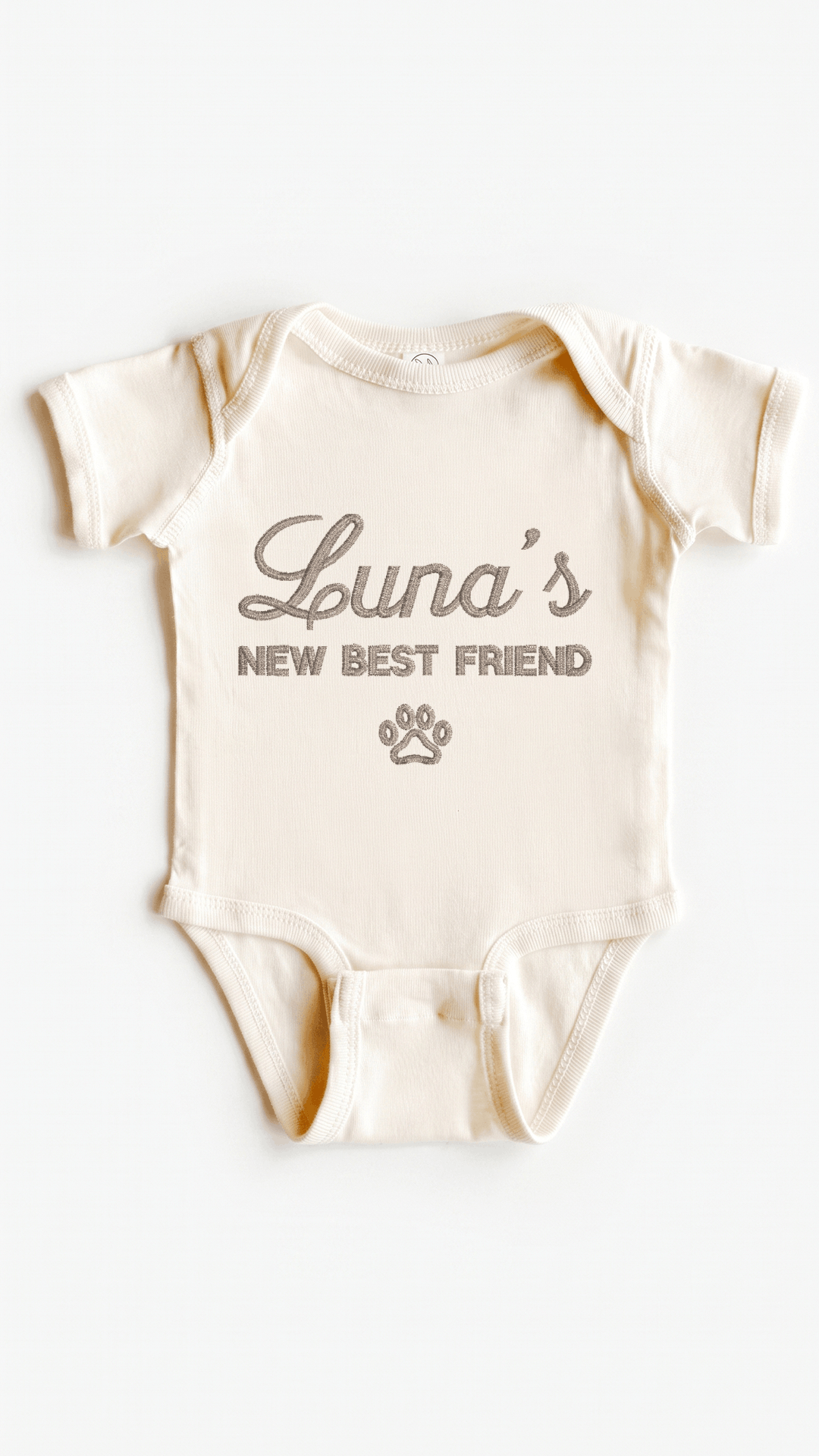 Pet Name New Best Friend Baby Bodysuit (5-Pack)