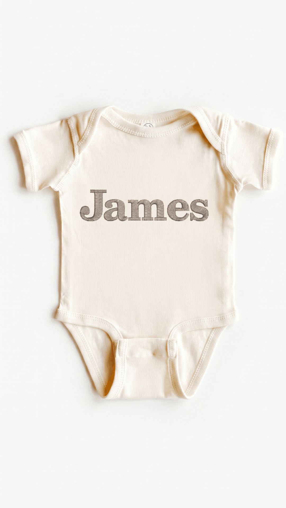 Baby Name Embroidered Bodysuit (3-Pack)