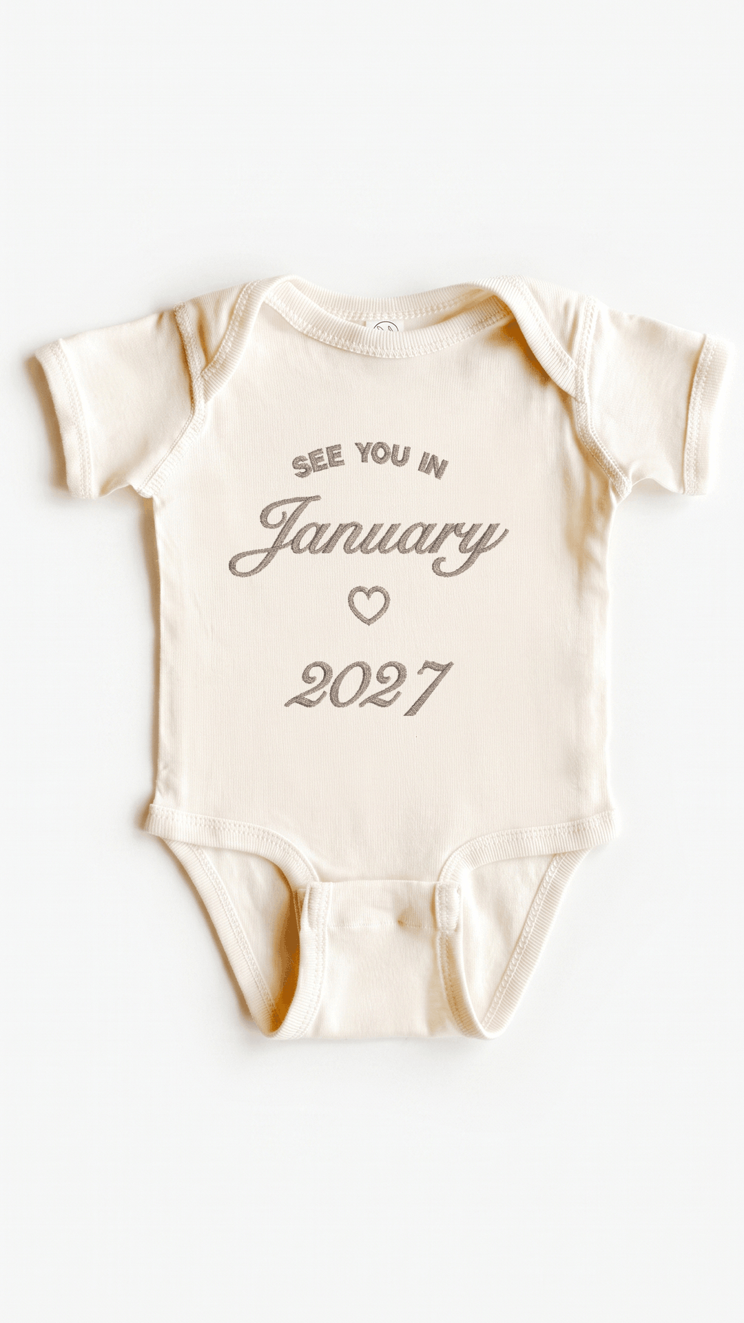 See You In Due Date Pregnancy Announcement Bodysuit