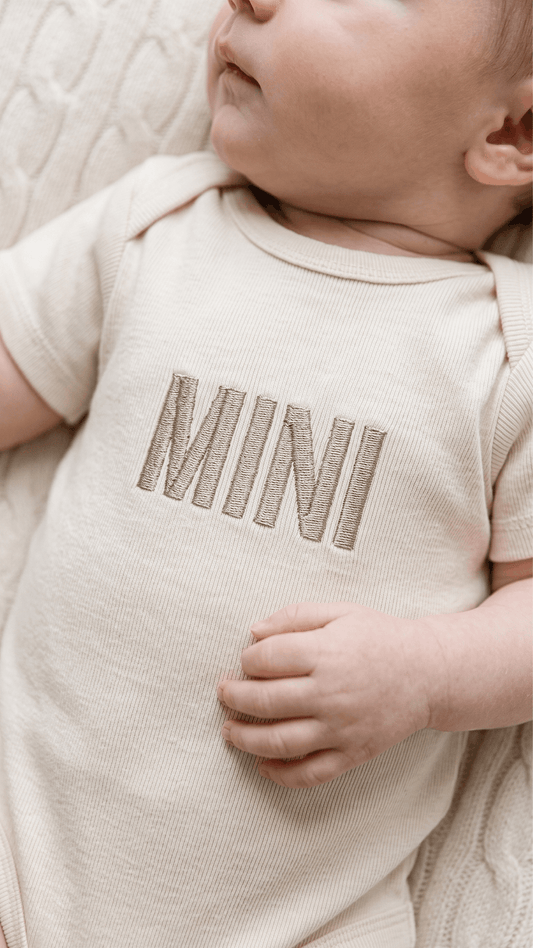 Minimalist Mama & Mini Embroidered Set | BUNDLE