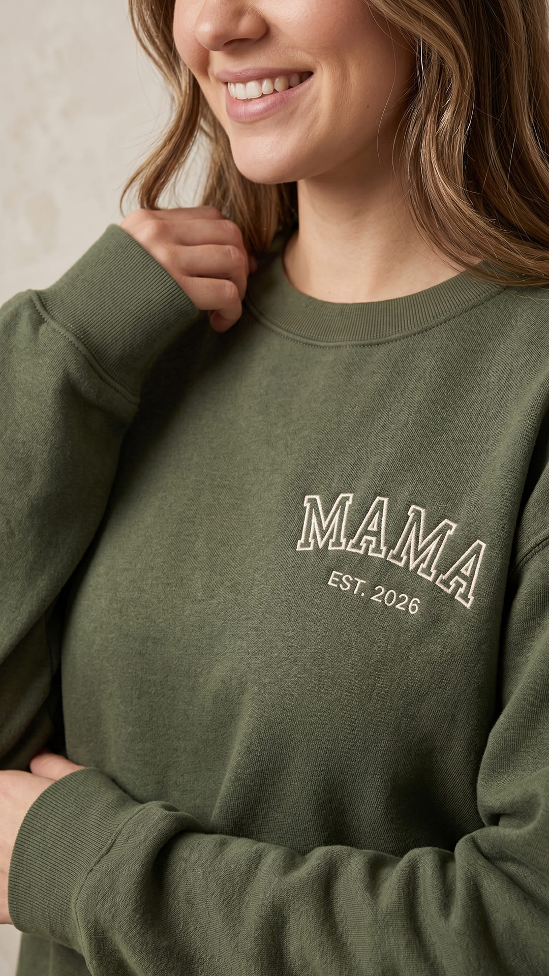 Matching Family Sweatshirts | Personalized Mama, Dad, Sibling & Baby Titles, Est. Years - Adult