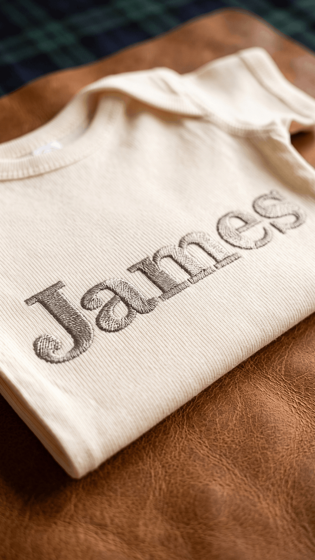 Baby Name Embroidered Bodysuit (3-Pack)