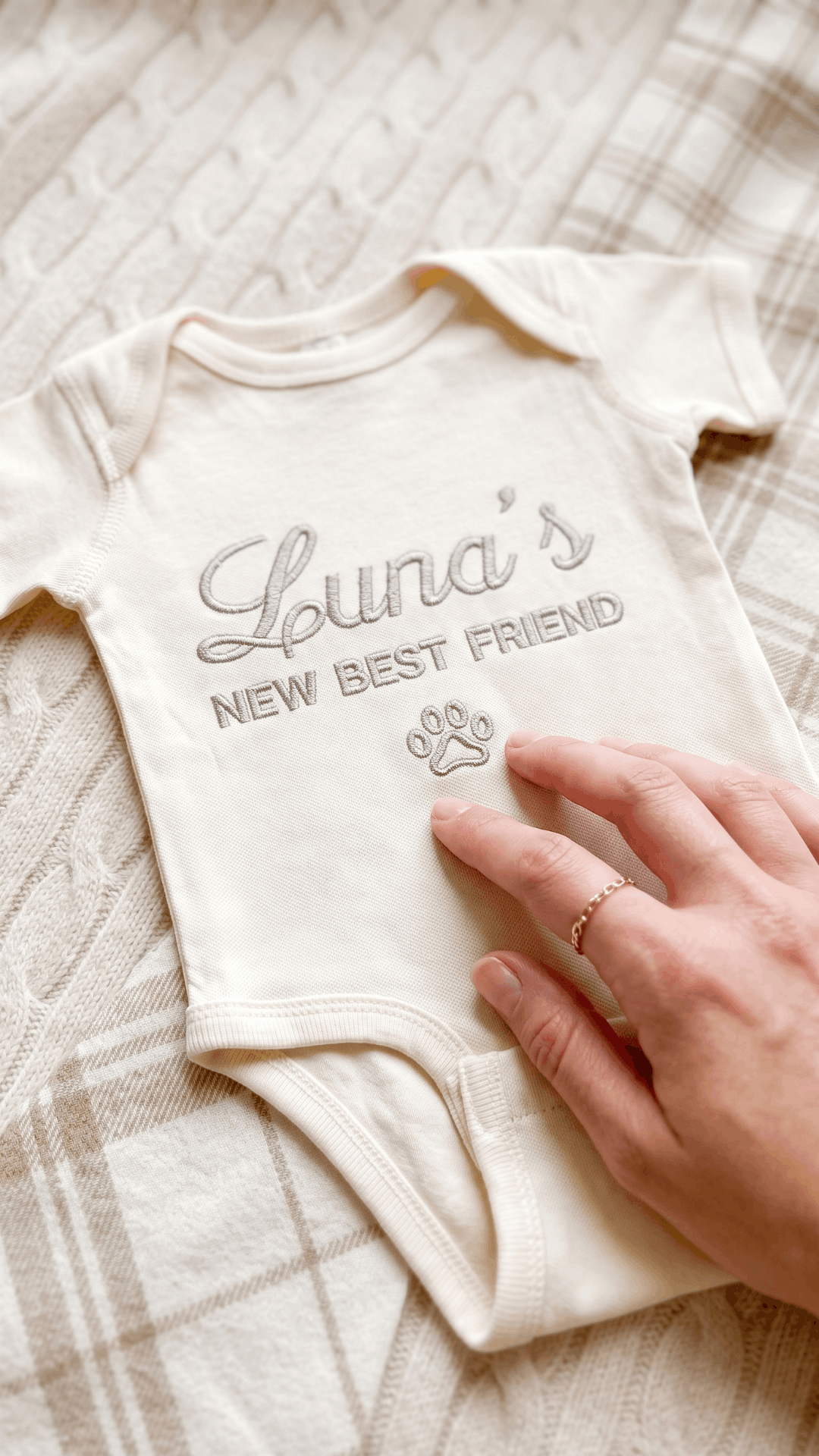 Pet Name New Best Friend Baby Bodysuit (5-Pack)