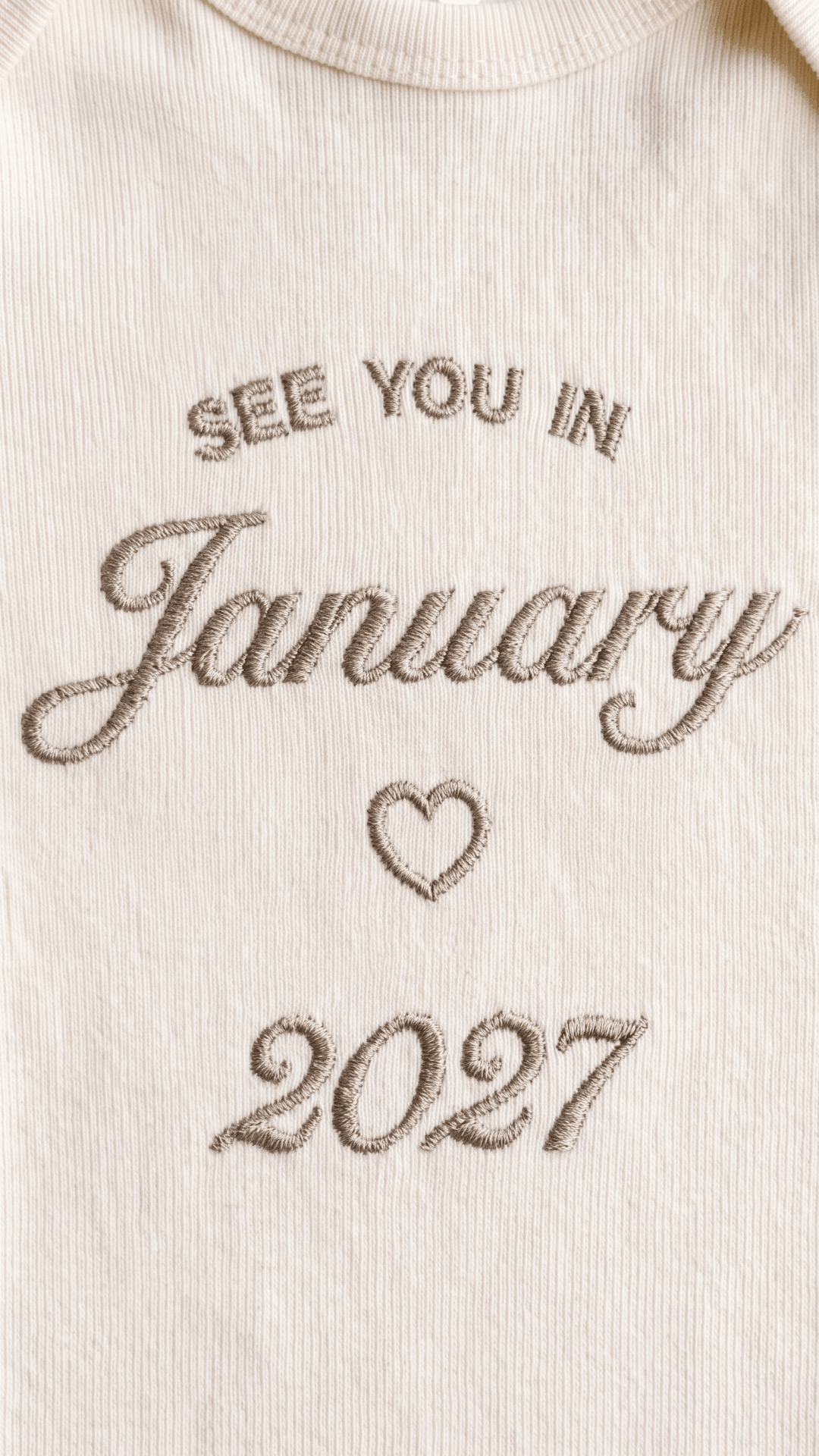 See You In Due Date Pregnancy Announcement Bodysuit