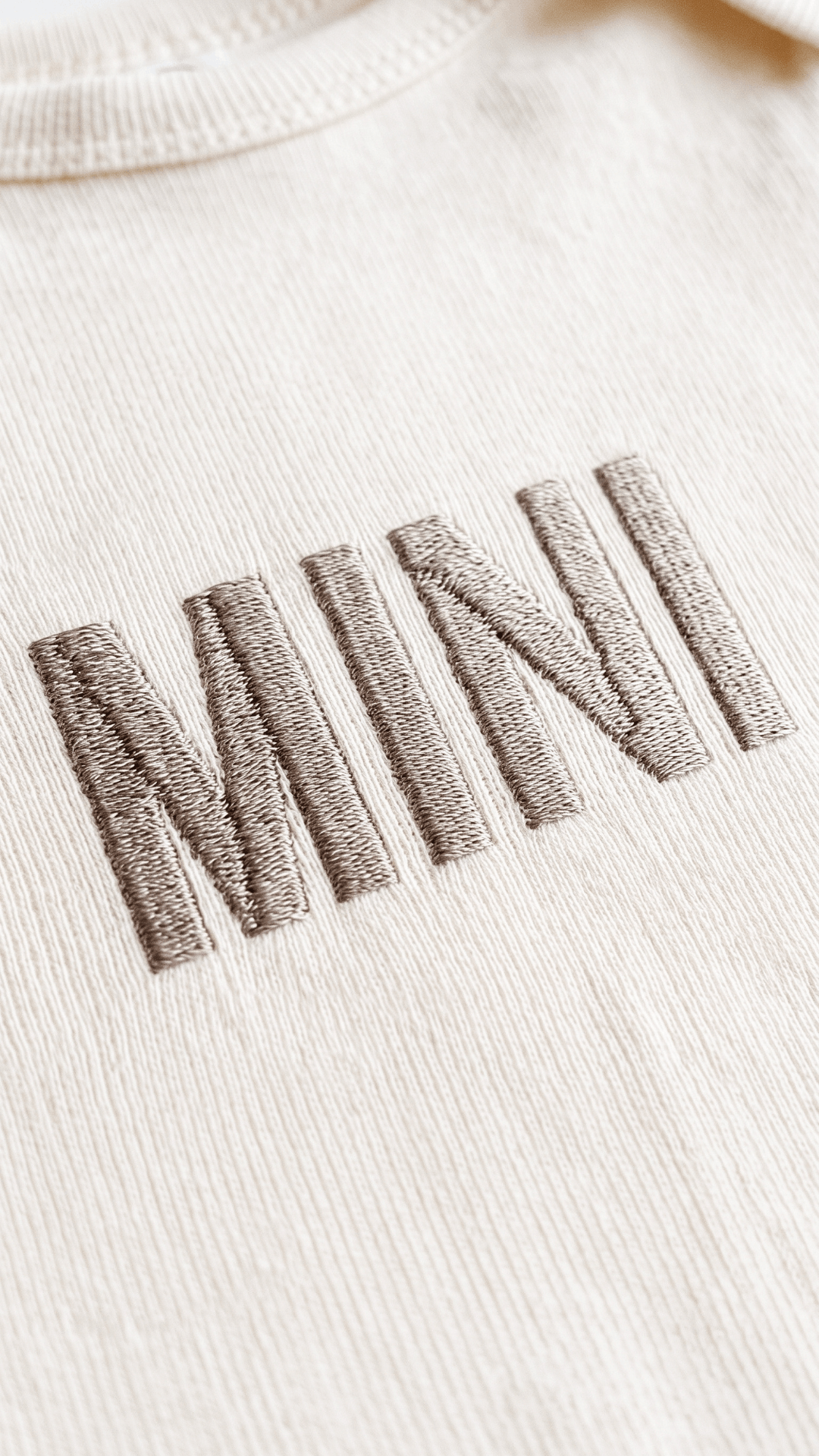 Minimalist Mama & Mini Embroidered Set | BUNDLE