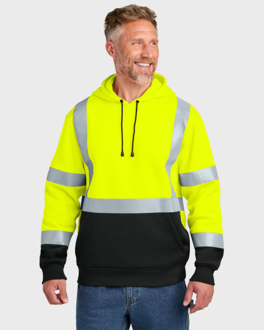 CornerStone® ANSI 107 Class 3 Heavy-Duty Fleece Pullover Hoodie