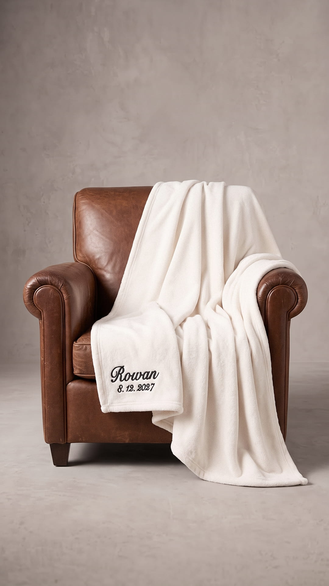 Mom & Dad Robe with Blanket Set | Child Name & Date Family Gift