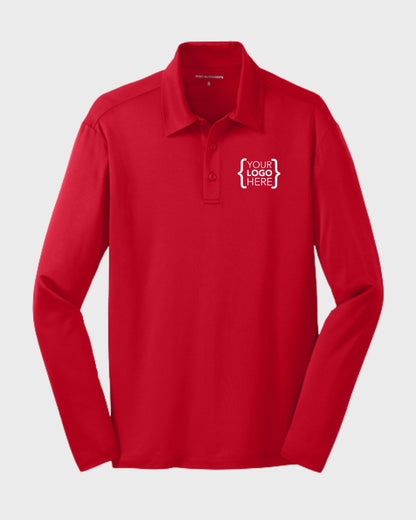 Port Authority® Silk Touch™ Performance Long Sleeve Polo