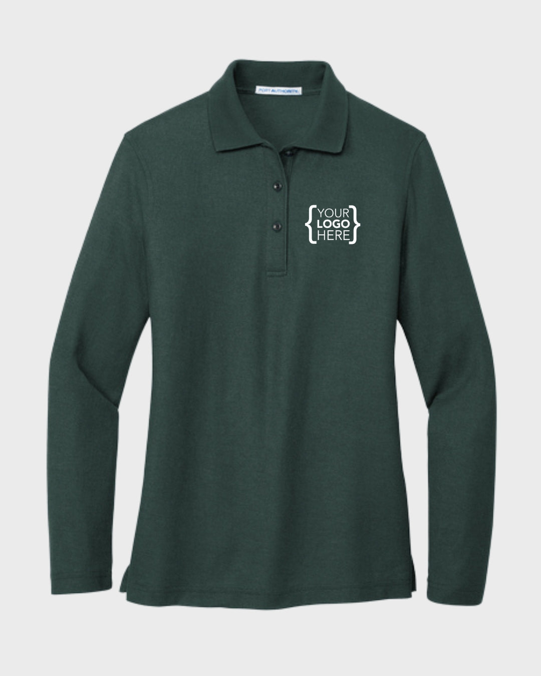 Port Authority® Women's Silk Touch™ Long Sleeve Polo
