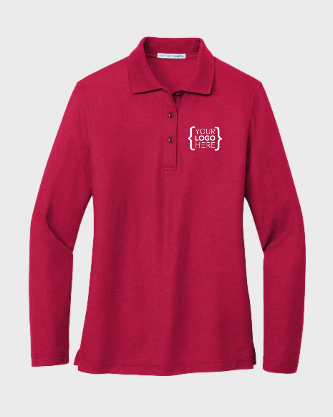 Port Authority® Women's Silk Touch™ Long Sleeve Polo