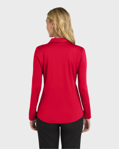 Port Authority® Women's Silk Touch™ Performance Long Sleeve Polo
