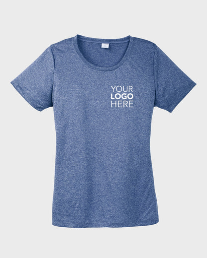 Sport-Tek® Women's Heather Contender™ Scoop Neck Tee