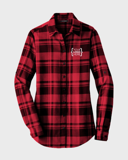 Port Authority® Women's Plaid Flannel Tunic