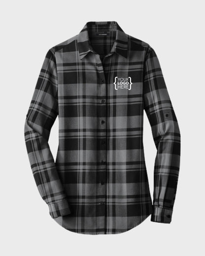Port Authority® Women's Plaid Flannel Tunic