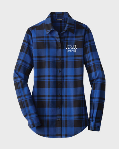 Port Authority® Women's Plaid Flannel Tunic