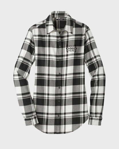 Port Authority® Women's Plaid Flannel Tunic