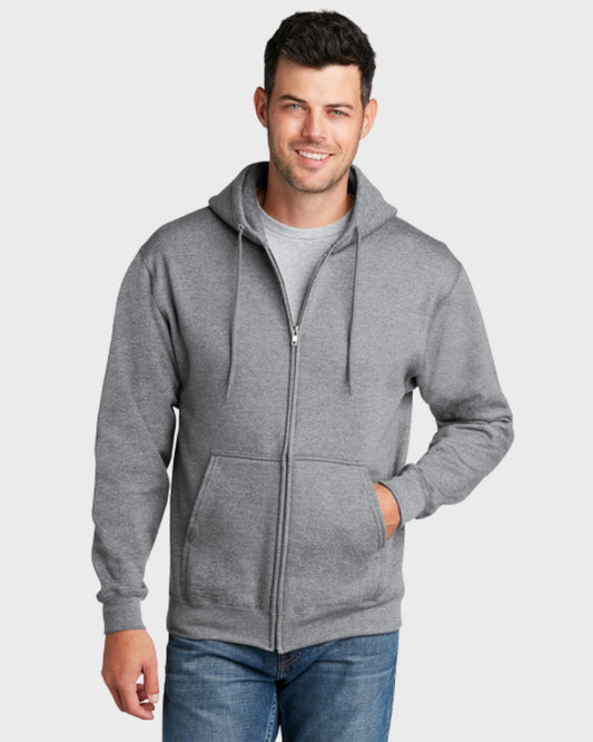 Port & Co™ Core Fleece Full-Zip Hooded Sweatshirt