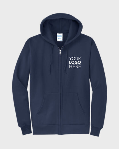 Port & Co™ Core Fleece Full-Zip Hooded Sweatshirt