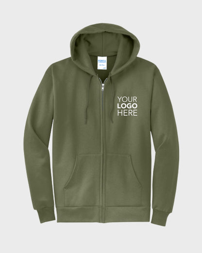 Port & Co™ Core Fleece Full-Zip Hooded Sweatshirt