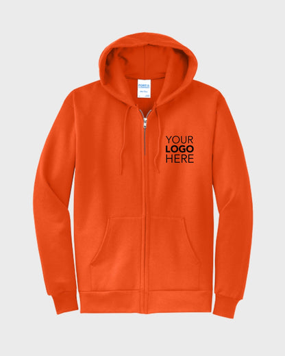 Port & Co™ Core Fleece Full-Zip Hooded Sweatshirt