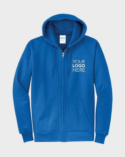 Port & Co™ Core Fleece Full-Zip Hooded Sweatshirt
