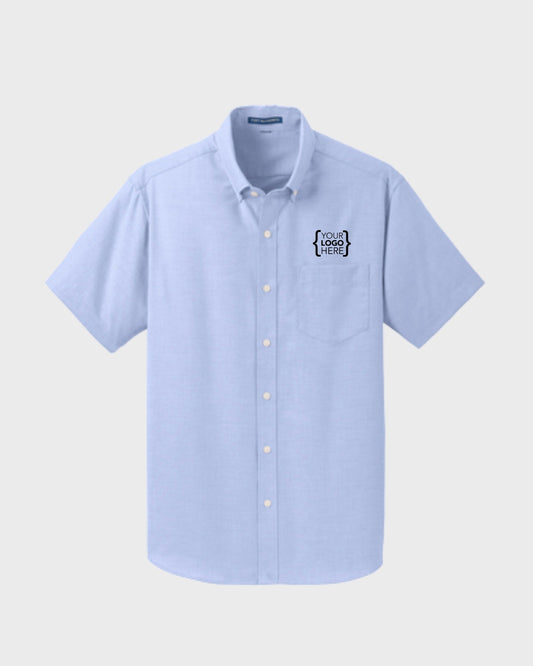 Port Authority® Short Sleeve SuperPro™ Oxford Shirt