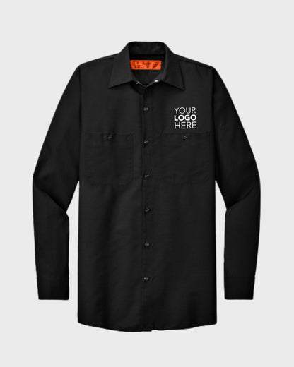Red Kap® Long Sleeve Industrial Work Shirt