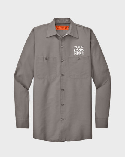 Red Kap® Long Sleeve Industrial Work Shirt