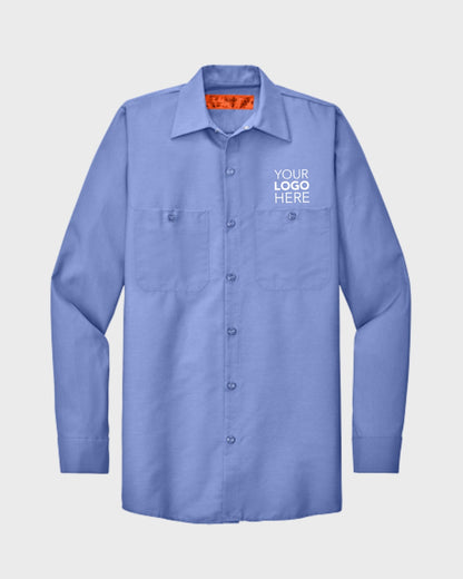 Red Kap® Long Sleeve Industrial Work Shirt