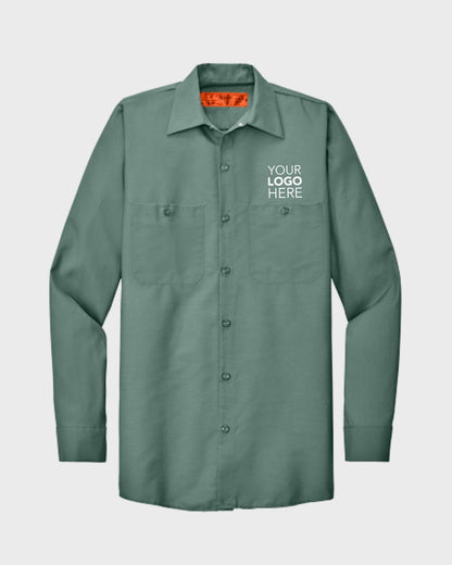 Red Kap® Long Sleeve Industrial Work Shirt