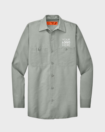 Red Kap® Long Sleeve Industrial Work Shirt